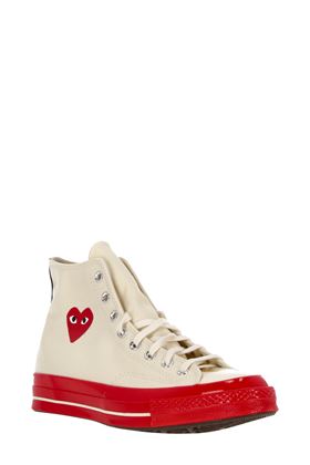 Converse heart-motif high-top sneakers COMME DES GARCONS | P1K1242